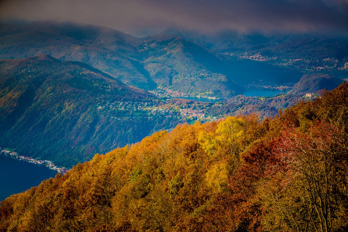 Балкон Италии с видом на Швейцарию
